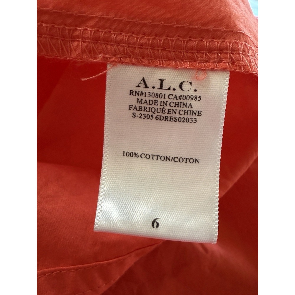 $595 ALC Coral Lark Strapless Cutout Ruched Maxi Dress Size 6 - Picture 9 of 16